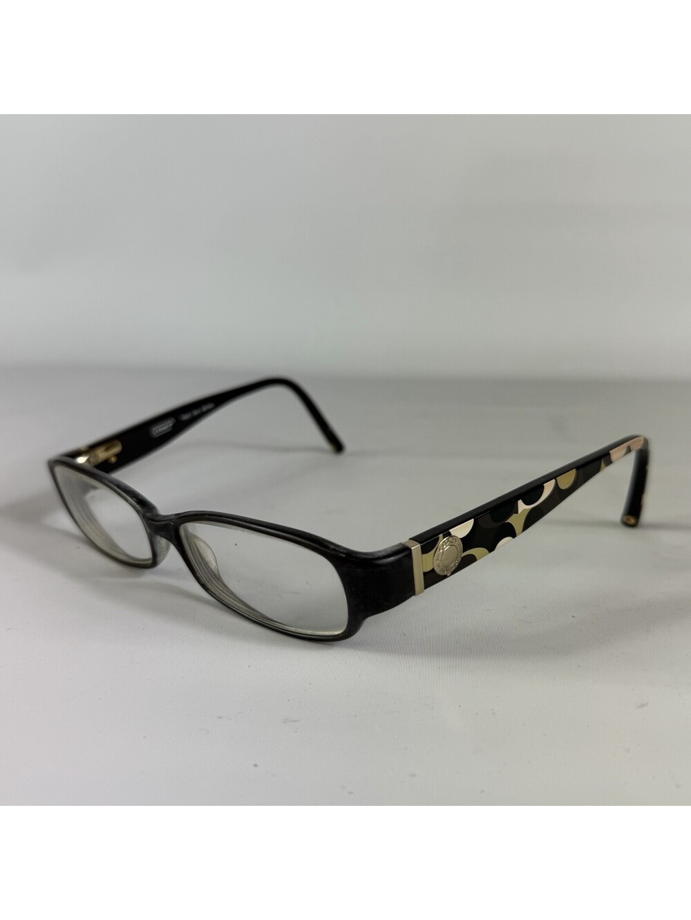 Coach Women's Eyeglasses Bernice (844) Black Rectangular Frame Only 49 15 130